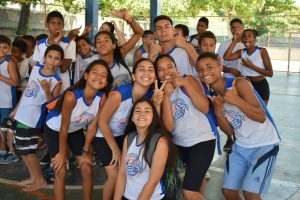 Cerca de 130 crianças e adolescentes participam do Festival Interagindo que reúne alunos do projeto Vôlei em Rede – Núcleos Rio/RJ e convidados no Núcleo Ilha do Governador.